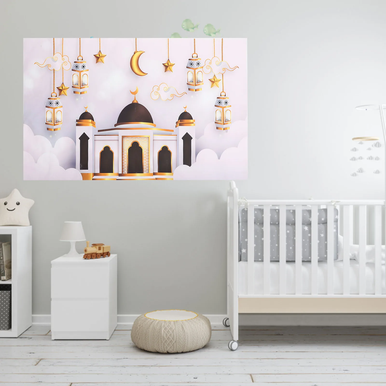 Islamic Moon Pattern Poster Frameless Wall Art Decor Ramadan Eid Mubarak Backdrop Wall Hanging Mubarak Decorations
Islamic Moon Pattern Poster Frameless Wall Art Decor Ramadan Eid Mubarak Backdrop Wall Hanging Mubarak Decorations