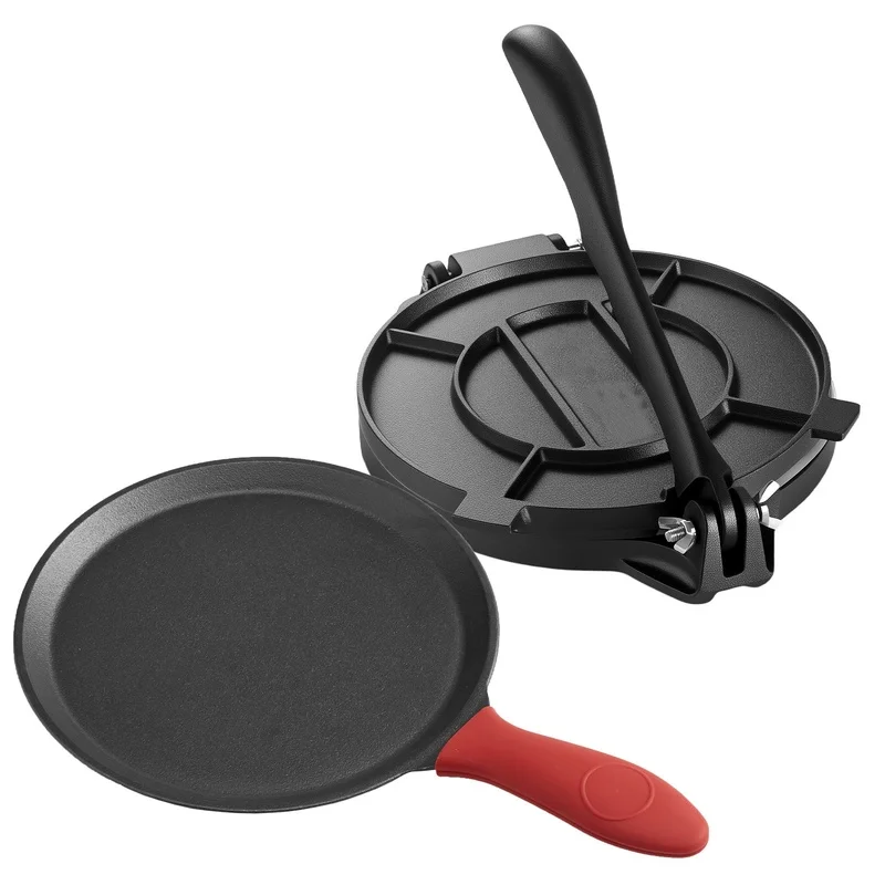 10 Inch Heavy Duty Cast Iron Tortilla Press for Chapati Roti Dough Making
10 Inch Heavy Duty Cast Iron Tortilla Press for Chapati Roti Dough Making