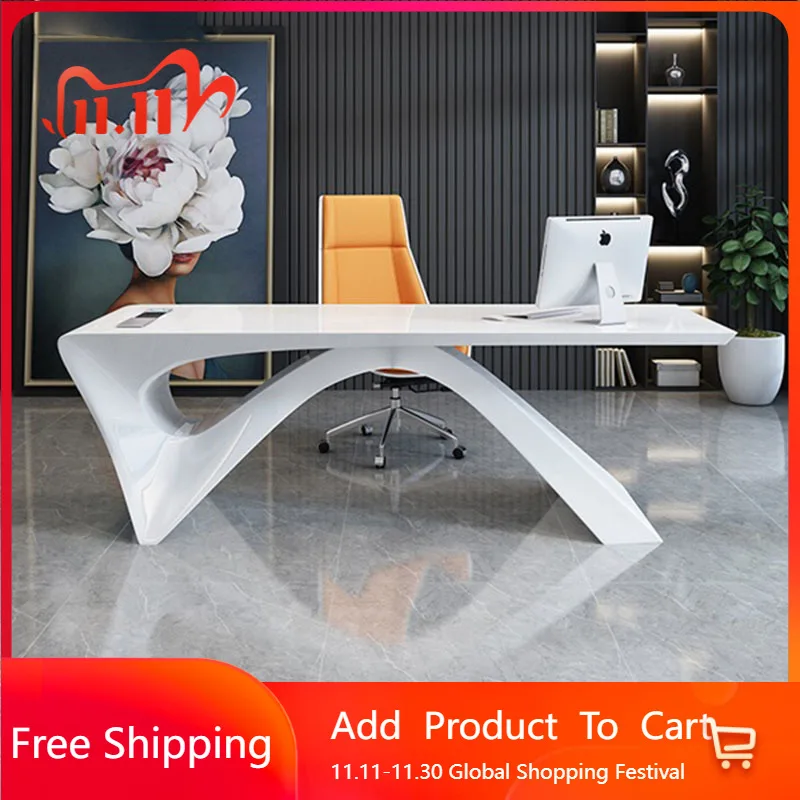 White Computer Office Desk Minimalist Display Nordic Standing Office Desk Conference Organizers Ufficio Commercial Furniture
White Computer Office Desk Minimalist Display Nordic Standing Office Desk Conference Organizers Ufficio Commercial Furniture