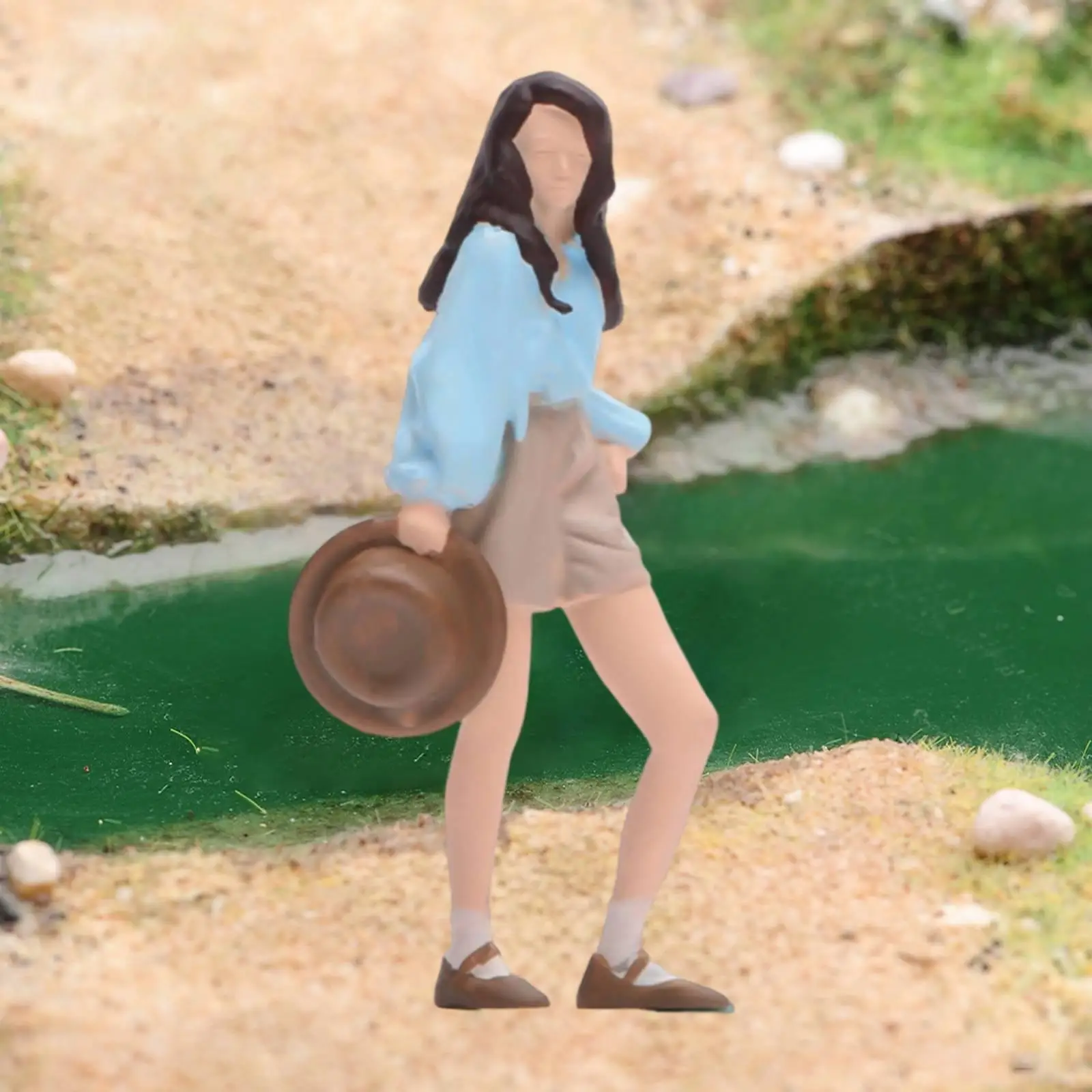 1:64 Girl Model Role Play Collectible Mini Blue Shirt Figure Tiny People Model with Long Hair for Fairy Garden, Miniature Scene
1:64 Girl Model Role Play Collectible Mini Blue Shirt Figure Tiny People Model with Long Hair for Fairy Garden, Miniature Scene