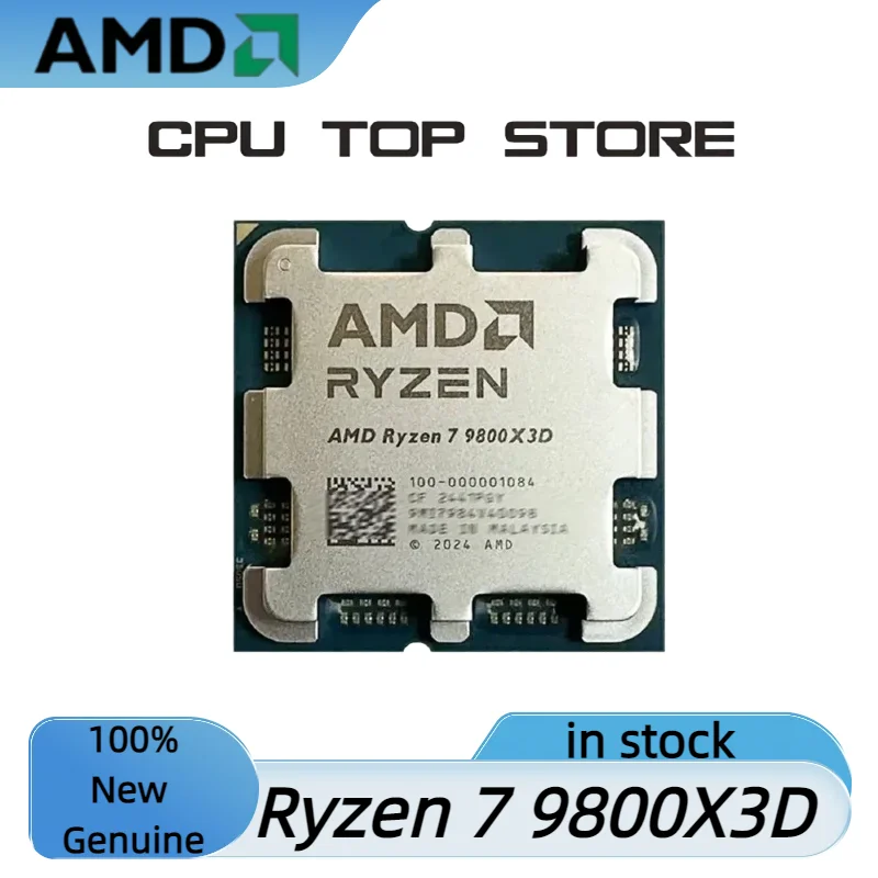 AMD Ryzen 7 9800X3D 8-Core 16-Thread 4.7GHz R7 9800X3D DDR5 Socket AM5 4NM L3=96M Processor 120W
AMD Ryzen 7 9800X3D 8-Core 16-Thread 4.7GHz R7 9800X3D DDR5 Socket AM5 4NM L3=96M Processor 120W