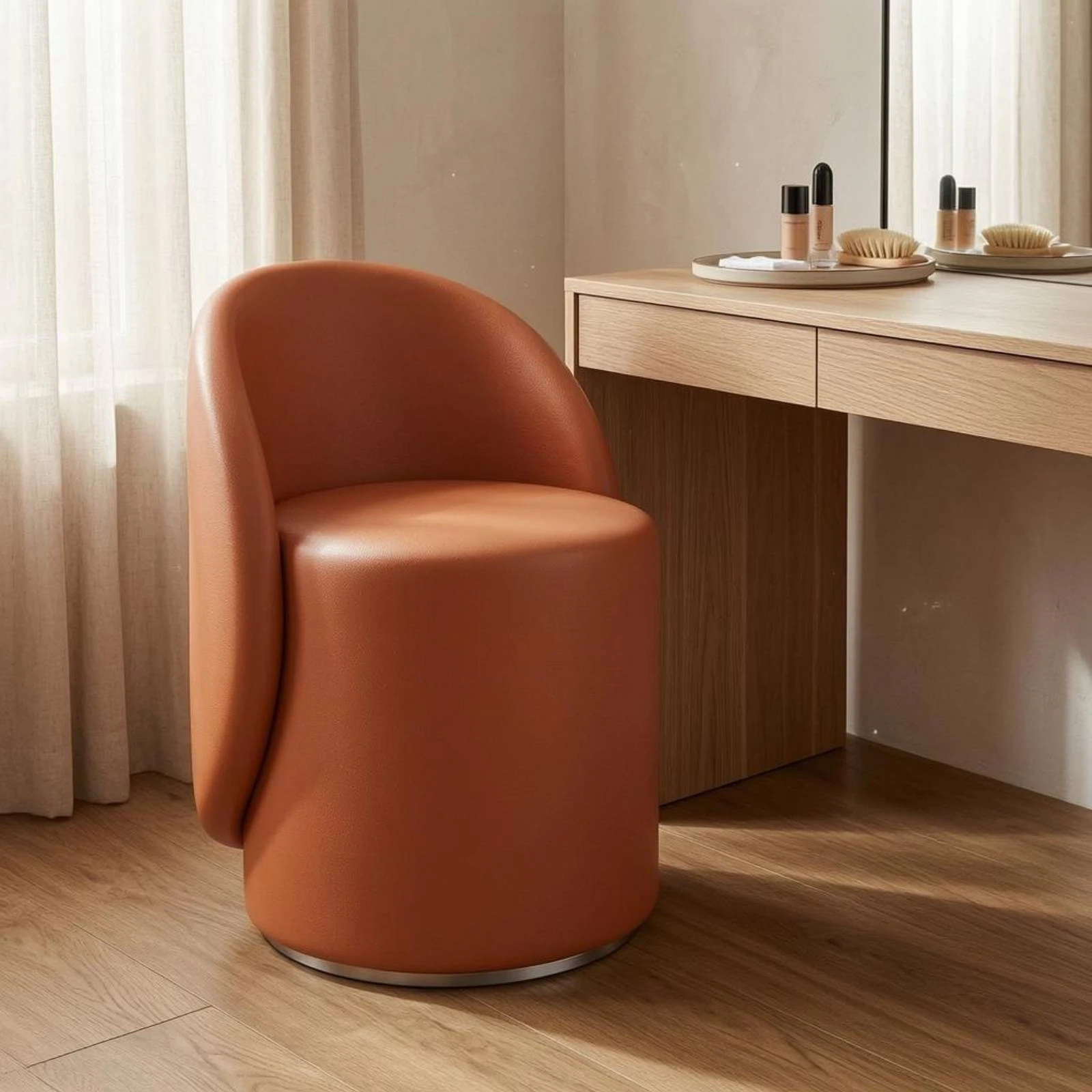Upholstered Vanity Stool Cushioned Low-Back Vanity Chair Upholstered Makeup Chair Padded Seat Home Seating Small Space Friendly
Upholstered Vanity Stool Cushioned Low-Back Vanity Chair Upholstered Makeup Chair Padded Seat Home Seating Small Space Friendly