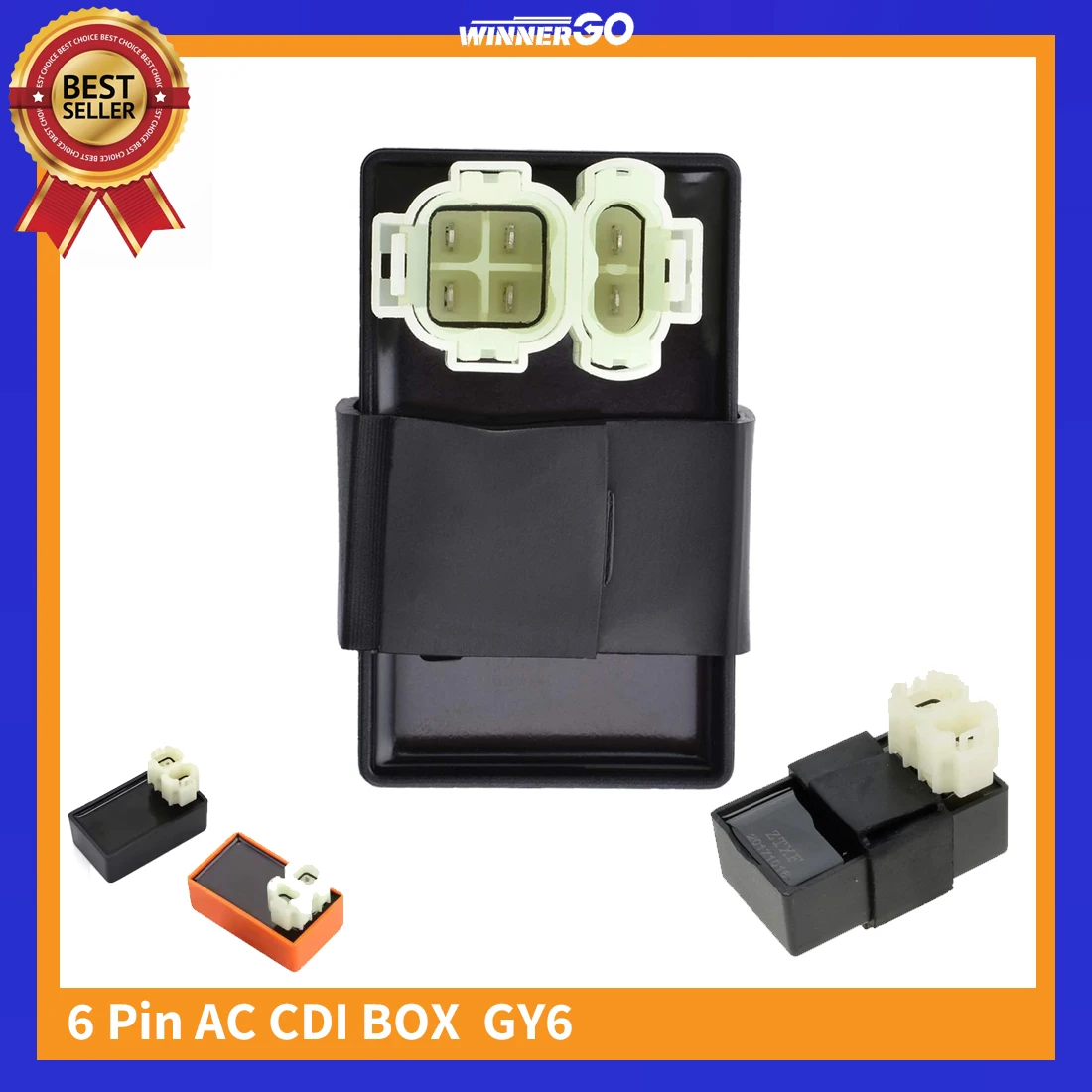 6 Pin AC CDI BOX for GY6 50cc 125cc 150cc ATV Taotao Roketa Sunl Lance Scooter Moped Go Kart 4 Wheeler Quad Bikes Parts Motor
6 Pin AC CDI BOX for GY6 50cc 125cc 150cc ATV Taotao Roketa Sunl Lance Scooter Moped Go Kart 4 Wheeler Quad Bikes Parts Motor