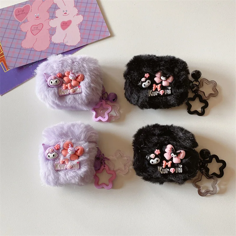 Sanrio Kuromi Plush Shockproof Protective TPU Earphone Cover For Airpods Pro 2 Case/Airpods 1/2/3/4 Case With Keychain Lovers
Sanrio Kuromi Plush Shockproof Protective TPU Earphone Cover For Airpods Pro 2 Case/Airpods 1/2/3/4 Case With Keychain Lovers