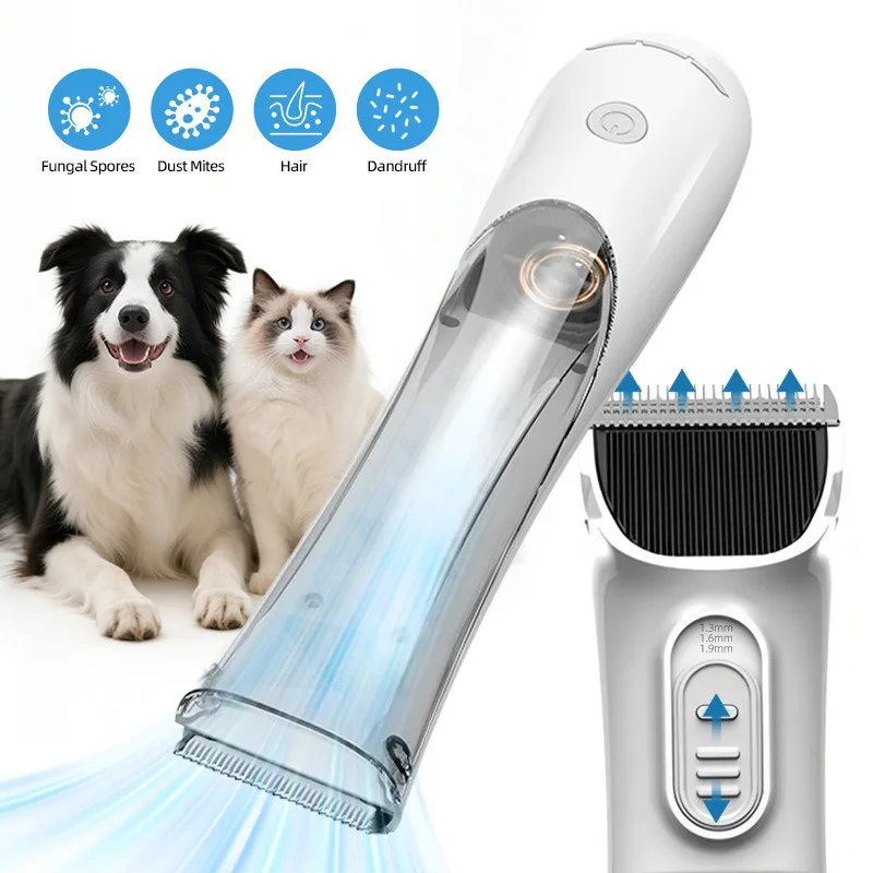 New Design Pet Electric Hair Absorbing Grooming Tool Clipper Trimmer Shaver for Cat Dog Clean Home Grooming
New Design Pet Electric Hair Absorbing Grooming Tool Clipper Trimmer Shaver for Cat Dog Clean Home Grooming