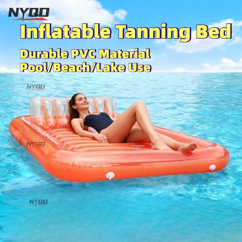 Inflatable PVC Water Float Lounger Pool Air Mattress Sun Tanning Pad for Beach Lake
Inflatable PVC Water Float Lounger Pool Air Mattress Sun Tanning Pad for Beach Lake