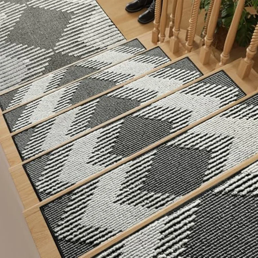 5 Stair-Treads Non Slip 3D Peel and Stick Stair Treads for Wooden Steps Indoor Stair-Carpet Treads Washable Reusable Adhesive S
5 Stair-Treads Non Slip 3D Peel and Stick Stair Treads for Wooden Steps Indoor Stair-Carpet Treads Washable Reusable Adhesive S