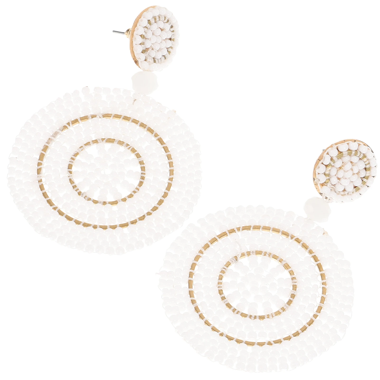 Beaded Woven Women Earrings Retro Ethnic Style Party Accessories Woven Earrings Durable Earring Jewelry Practical
Beaded Woven Women Earrings Retro Ethnic Style Party Accessories Woven Earrings Durable Earring Jewelry Practical