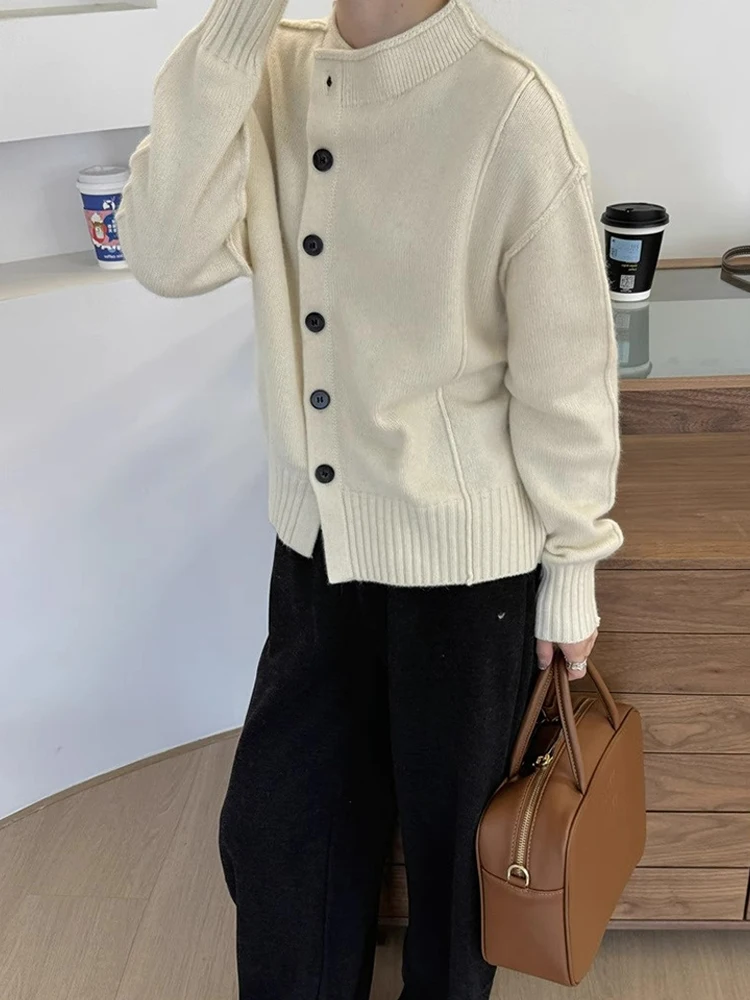 Korean Sle Commuter Single Button Faionable Knitted Open Cardigan Lazy Sle Slimming Loose Base irt Thiened Women's Top
Korean Sle Commuter Single Button Faionable Knitted Open Cardigan Lazy Sle Slimming Loose Base irt Thiened Women's Top