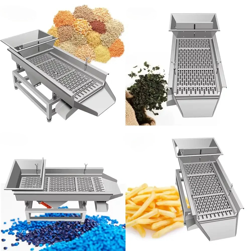 Electric Sieve Sieving Machinery Green Leaf Grading Machine Stainless Steel Vibrating Screening Machine
Electric Sieve Sieving Machinery Green Leaf Grading Machine Stainless Steel Vibrating Screening Machine