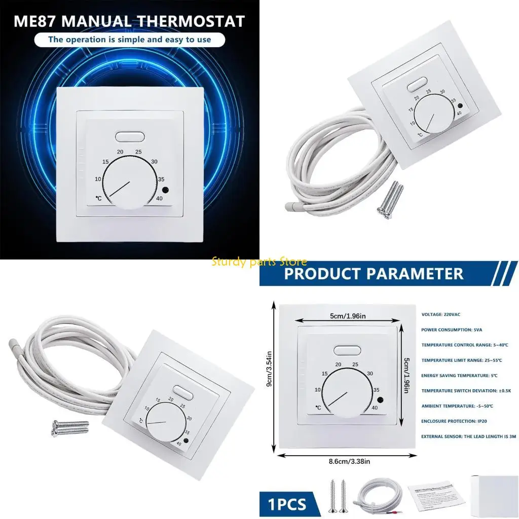 97QC ABS Thermostat 16A 220VAC For Embedded Installation In Heating Systems
97QC ABS Thermostat 16A 220VAC For Embedded Installation In Heating Systems