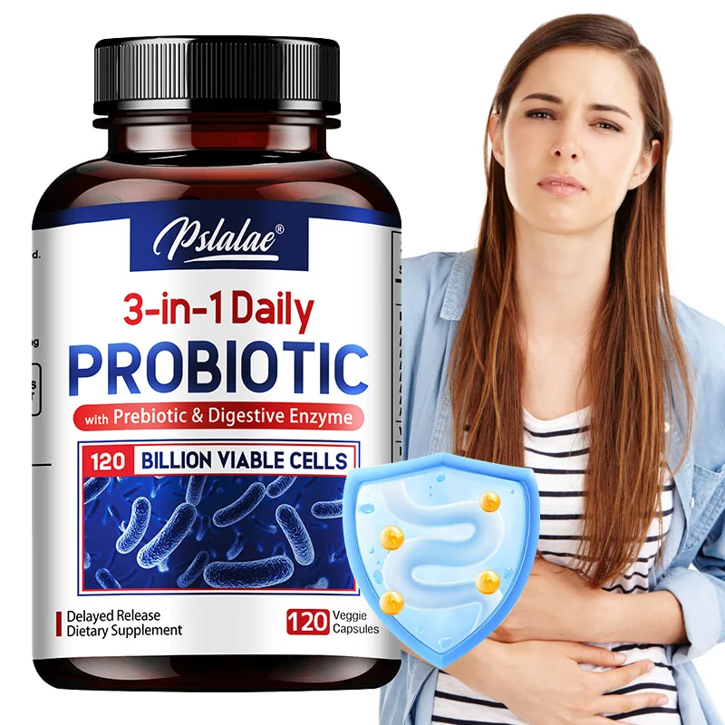 Probiotics + Prebiotics + Digestive Enzymes - Supports Intestinal Health,Improves Digestion and Immunity, Reduces Constipation
Probiotics + Prebiotics + Digestive Enzymes - Supports Intestinal Health,Improves Digestion and Immunity, Reduces Constipation
