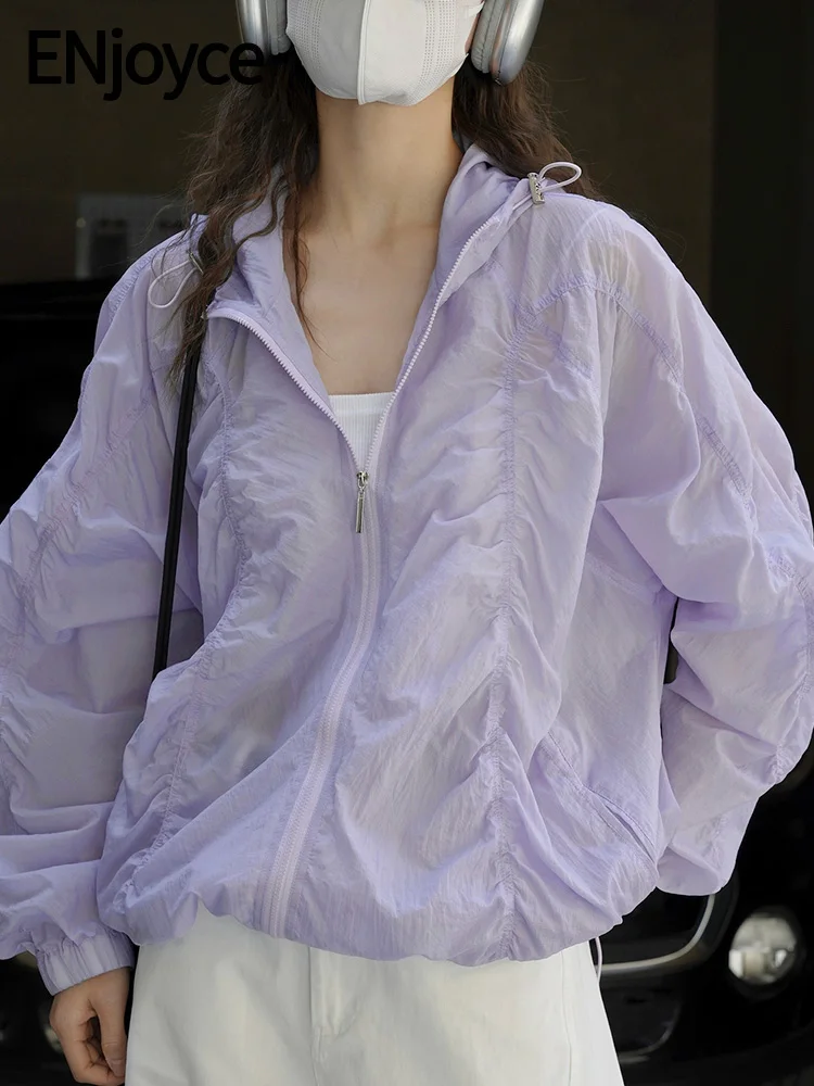 2024 Summer Women Vintage Flower Bud Pleated Hoodies Jackets Korean Fashion Light Transparent Zipper Coat Y2K Streetwear
2024 Summer Women Vintage Flower Bud Pleated Hoodies Jackets Korean Fashion Light Transparent Zipper Coat Y2K Streetwear