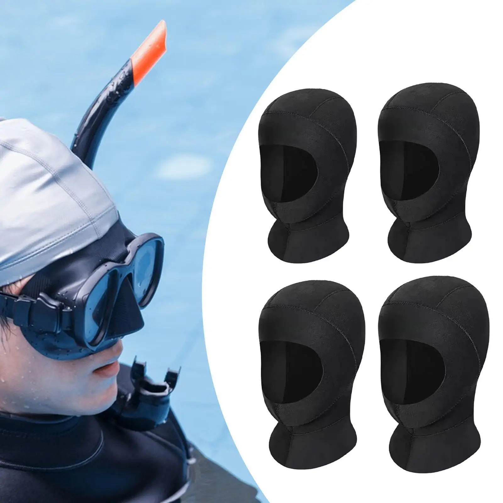 Wetsuit Hood Diving Hood Elastic Protector 3mm Neoprene Swim Hat Water Sports Hood for Men Women Snorkeling Swimming Sailing
Wetsuit Hood Diving Hood Elastic Protector 3mm Neoprene Swim Hat Water Sports Hood for Men Women Snorkeling Swimming Sailing