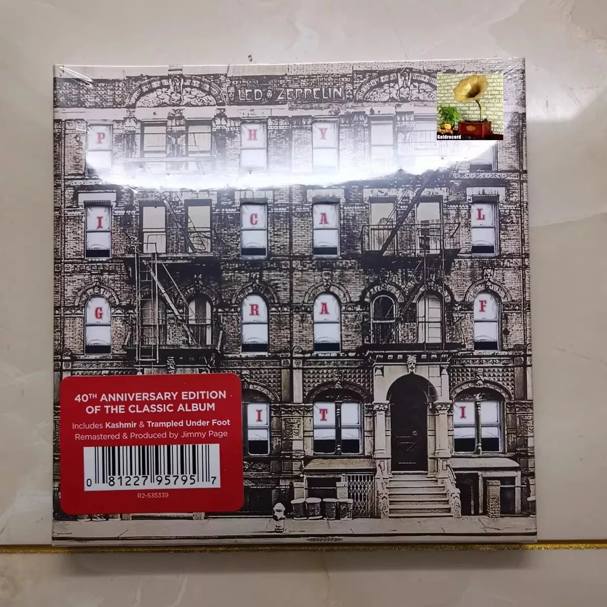 Led Zeppelin Physical Graffiti 40th Anniversary Edition Music 2CD Album Remastered Classic Hard Rock for Rock Fans Collectors
Led Zeppelin Physical Graffiti 40th Anniversary Edition Music 2CD Album Remastered Classic Hard Rock for Rock Fans Collectors