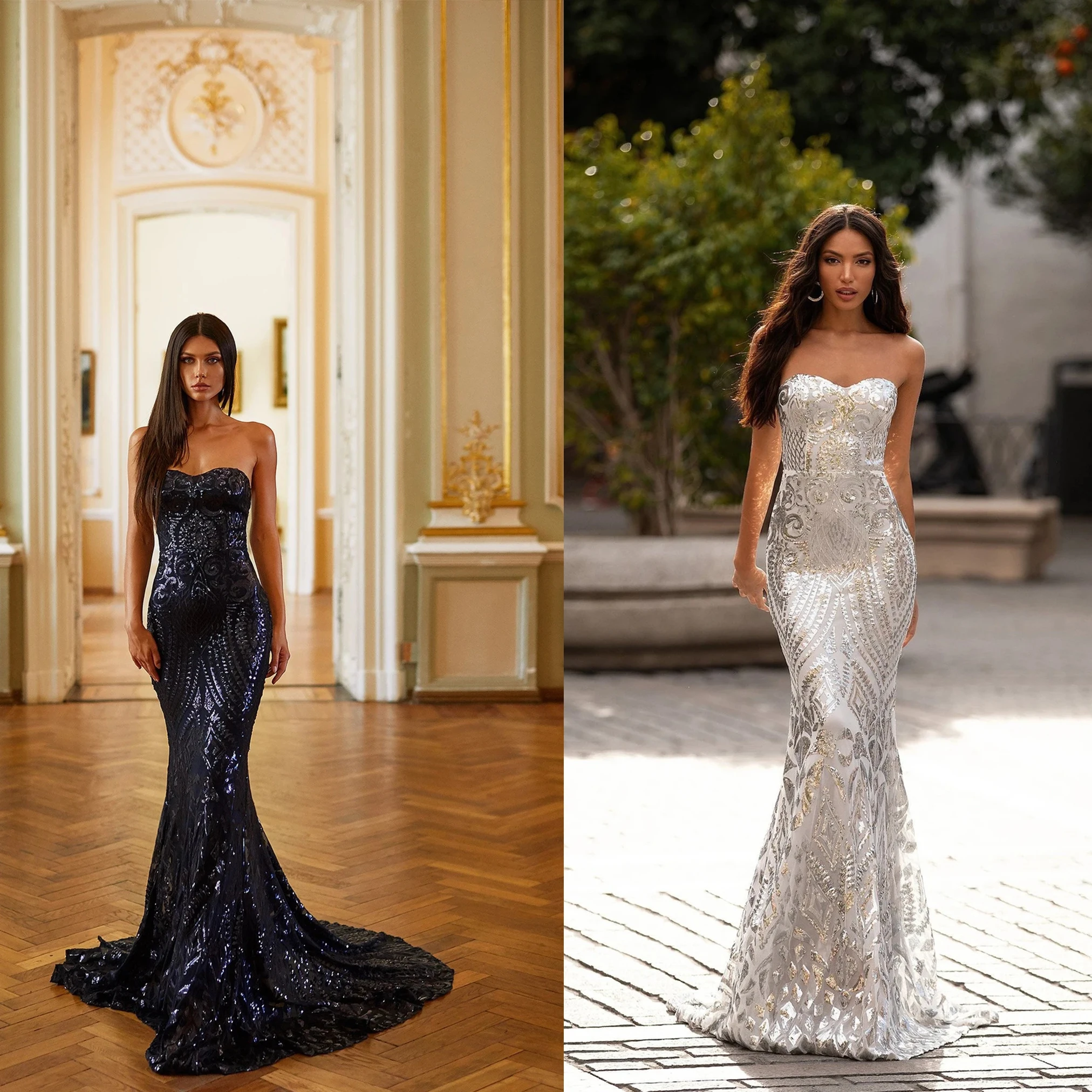 Spring and summer new oversized women's clothing sexy strapless sleeveless wedding dress bridesmaid dress slim fit long skirt
Spring and summer new oversized women's clothing sexy strapless sleeveless wedding dress bridesmaid dress slim fit long skirt