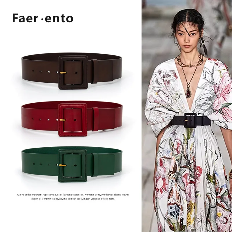 Western Cowhide Leather Hypoallergenic Women Waistband Belt Fashion Genuine Leather Dress Coat Wide Belt for Ladies
Western Cowhide Leather Hypoallergenic Women Waistband Belt Fashion Genuine Leather Dress Coat Wide Belt for Ladies