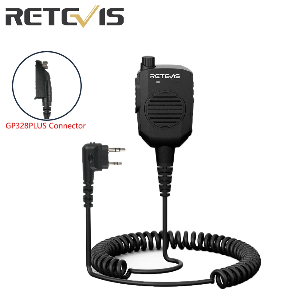 Retevis HK011 Radio Speaker Mic 2Pin AI Noise Canceling Microphone Walkie Talkie GP328plus Connector for RT22 H777 RT3S RA89 HD1
Retevis HK011 Radio Speaker Mic 2Pin AI Noise Canceling Microphone Walkie Talkie GP328plus Connector for RT22 H777 RT3S RA89 HD1