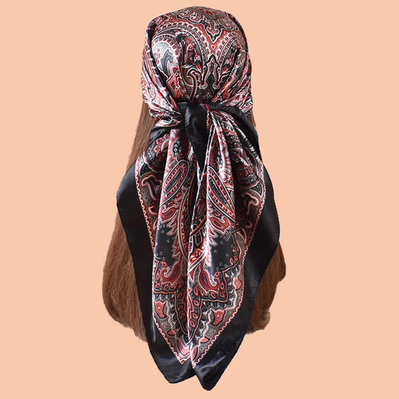 Cashew Flower Square Silk Scarf Women Shawl Wraps Neckerchief Female Hair Hand Head Scarves Hijab Echarpe High Quality Bandana
Cashew Flower Square Silk Scarf Women Shawl Wraps Neckerchief Female Hair Hand Head Scarves Hijab Echarpe High Quality Bandana
