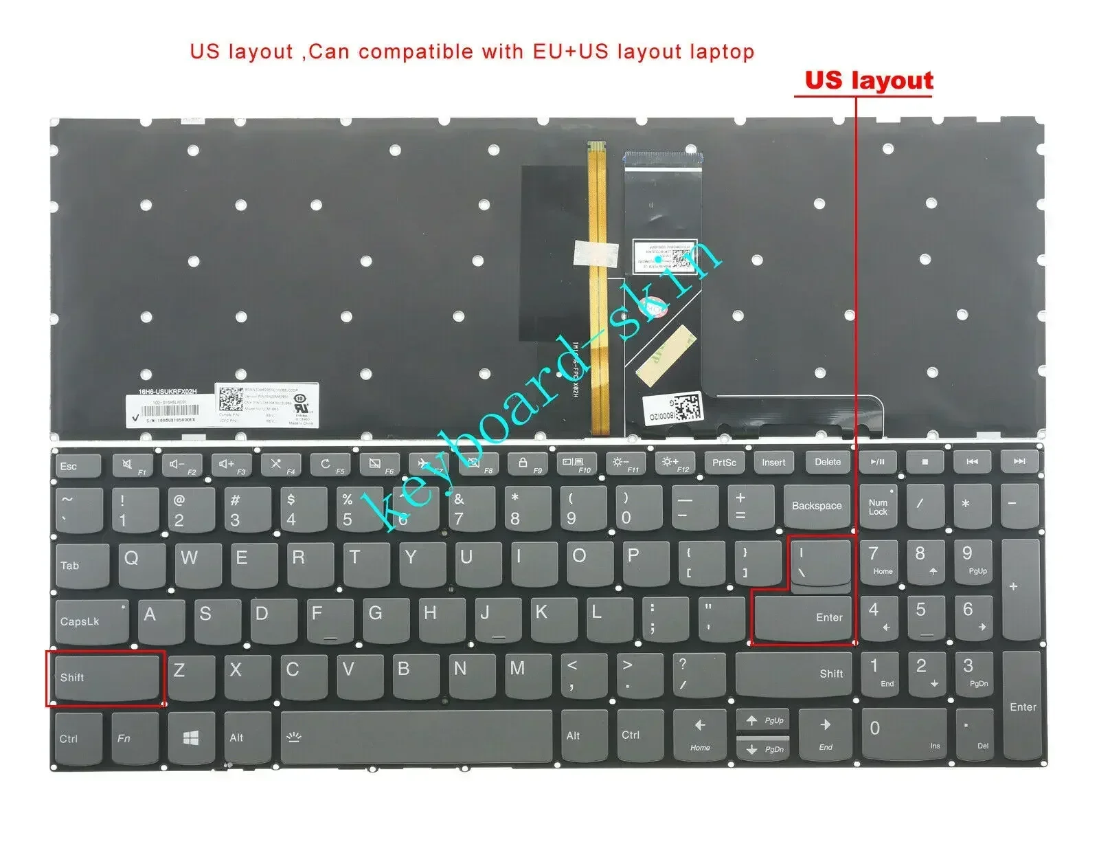 Новая американская клавиатура без рамки с подсветкой для ноутбука Lenovo 3-15ARE05 3-15IGL05 3-15IIL05 3-15ITL05 S340-15IWL S340-15API S340-15IML 
Новая американская клавиатура без рамки с подсветкой для ноутбука Lenovo 3-15ARE05 3-15IGL05 3-15IIL05 3-15ITL05 S340-15IWL S340-15API S340-15IML