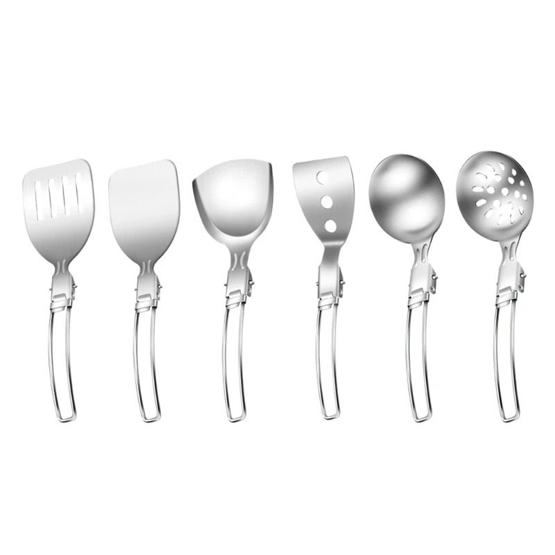 Stainless Steel Outdoor Cooking Foldable Utensils Set for Camping, Picnics and Backpacking Space Saving Cookware Set
Stainless Steel Outdoor Cooking Foldable Utensils Set for Camping, Picnics and Backpacking Space Saving Cookware Set