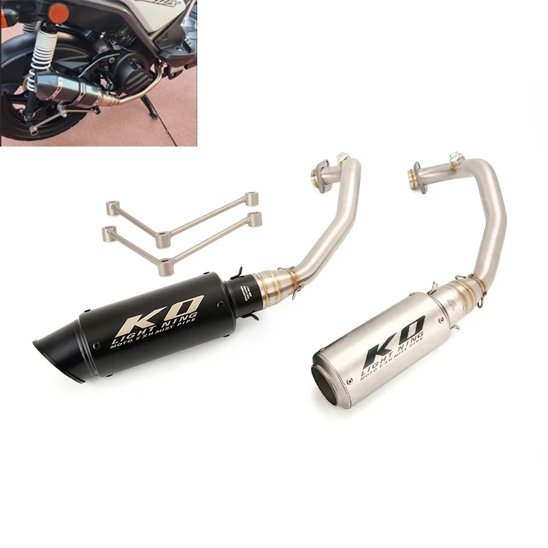 For Yamaha Zuma 125 BWS 125 2002-2017 Slip On Motorcycle Whole Exhaust System Header Link Pipe 51mm Muffler Tip Stainless Steel
For Yamaha Zuma 125 BWS 125 2002-2017 Slip On Motorcycle Whole Exhaust System Header Link Pipe 51mm Muffler Tip Stainless Steel