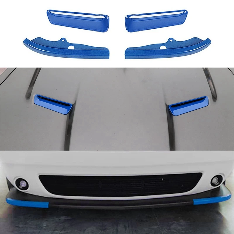 Hood Air Outlet Front Bumper Lip Splitter Protector Cover Trim For Dodge Challenger 2015-2024 Accessories
Hood Air Outlet Front Bumper Lip Splitter Protector Cover Trim For Dodge Challenger 2015-2024 Accessories
