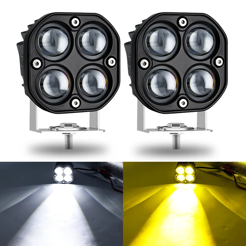 3 Inch Mini Led Work Light Square 40W Car Yellow White Dual Color FLASH Spotlight 12V 24V Fog Lamp for Lada Truck 4X4 4WD Car
3 Inch Mini Led Work Light Square 40W Car Yellow White Dual Color FLASH Spotlight 12V 24V Fog Lamp for Lada Truck 4X4 4WD Car