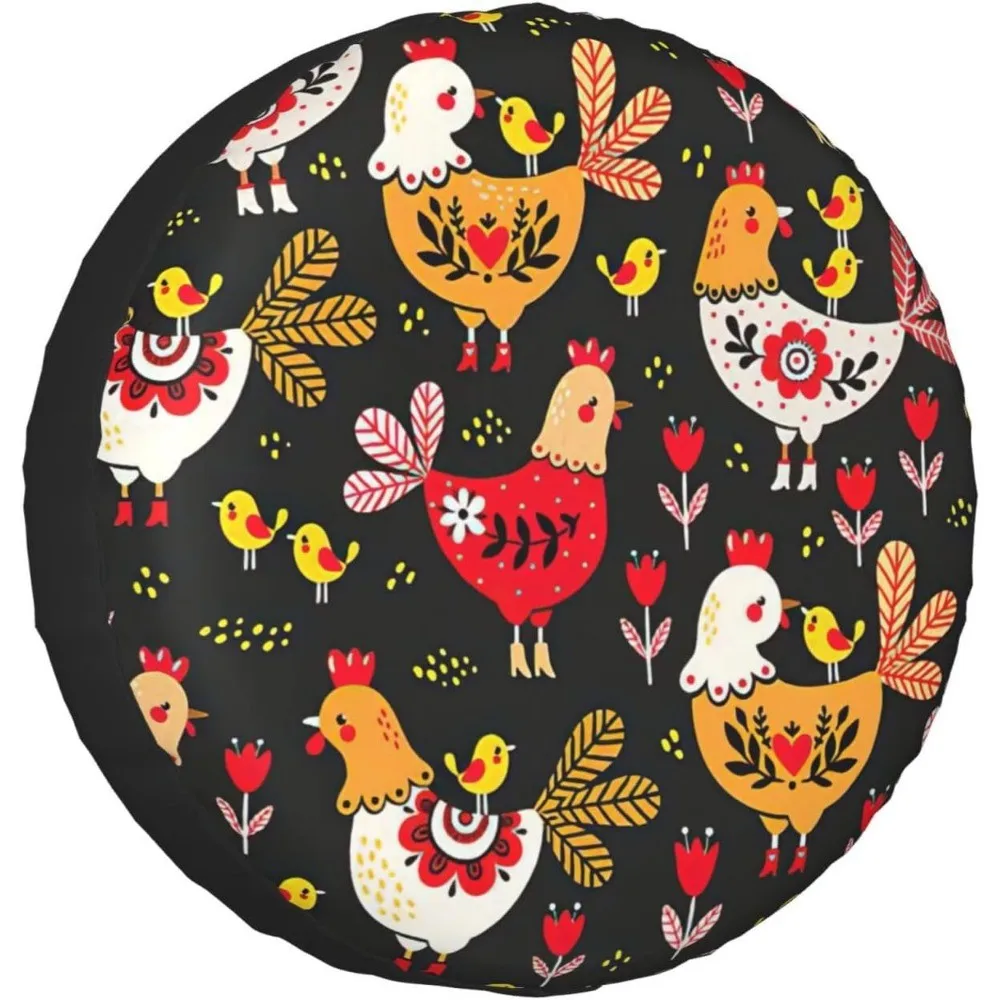 Farmhouse Hen and Chicks Spare Tire Cover Waterproof Dustproof SUV Truck Wheel Protector Accessory
Farmhouse Hen and Chicks Spare Tire Cover Waterproof Dustproof SUV Truck Wheel Protector Accessory
