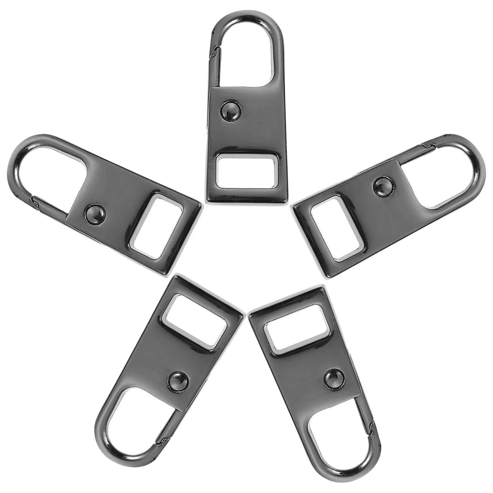 5 Pcs Zipper Pull Tabs Replacement Sliders Metal Accessories for Backpack Suitcase DIY Crafts Durable Practical
5 Pcs Zipper Pull Tabs Replacement Sliders Metal Accessories for Backpack Suitcase DIY Crafts Durable Practical