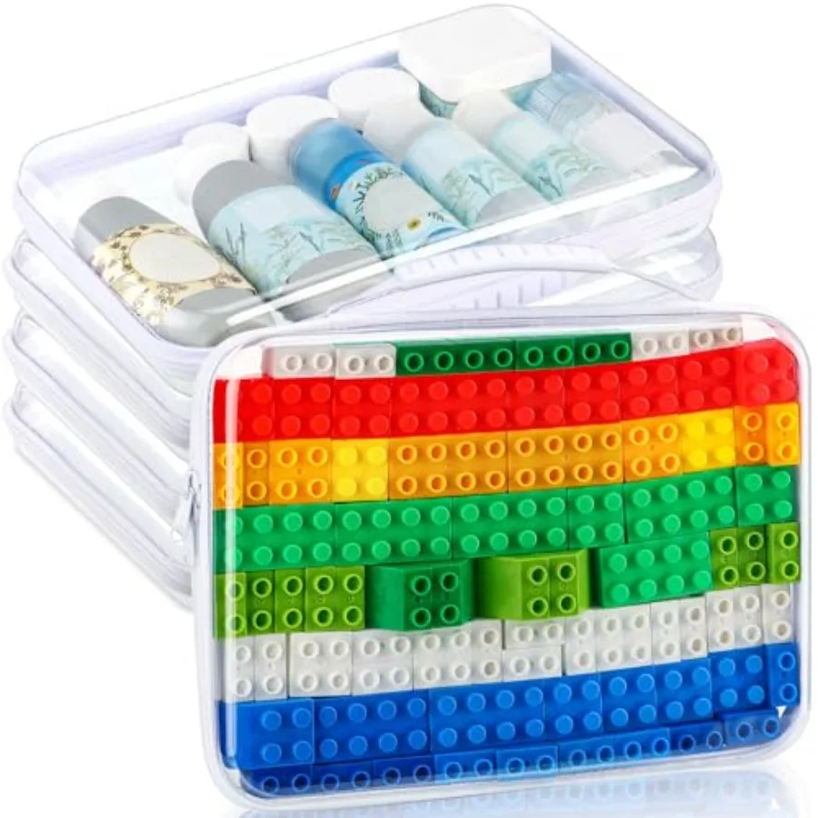 4 Pcs Clear Hard Zipper Case with Handle Office Storage Cases Hard Plastic Pouches Transparent Bs for Crafts, Snacks, Cosmetics
4 Pcs Clear Hard Zipper Case with Handle Office Storage Cases Hard Plastic Pouches Transparent Bs for Crafts, Snacks, Cosmetics