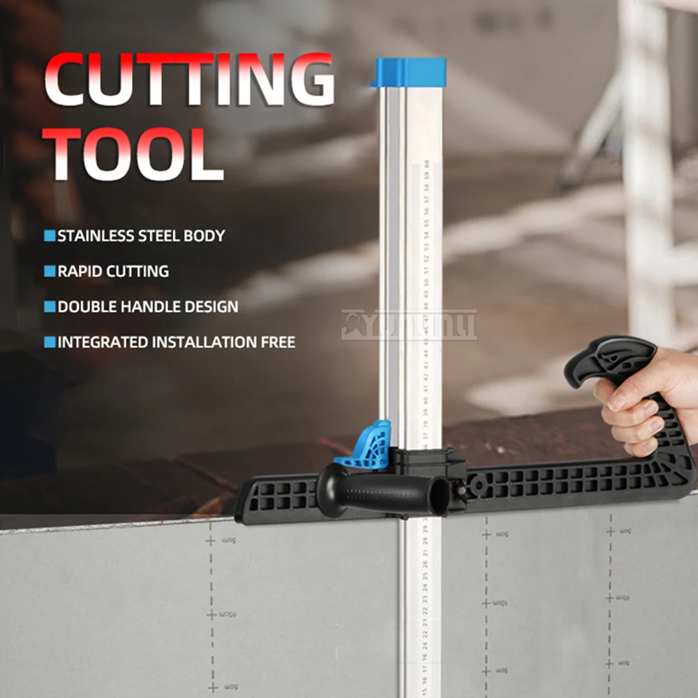 Dust free stainless steel gypsum board cutting bracket, hand push portable gypsum board cutter can cut 12mm
Dust free stainless steel gypsum board cutting bracket, hand push portable gypsum board cutter can cut 12mm