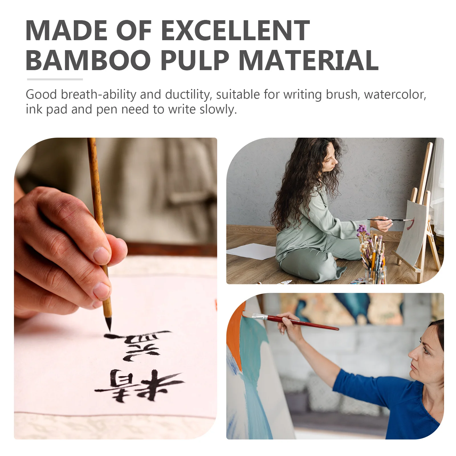 100 Pcs Paper for Chinese Calligraphy Writing Xuan Ink Caligraphy Brush Painting
100 Pcs Paper for Chinese Calligraphy Writing Xuan Ink Caligraphy Brush Painting