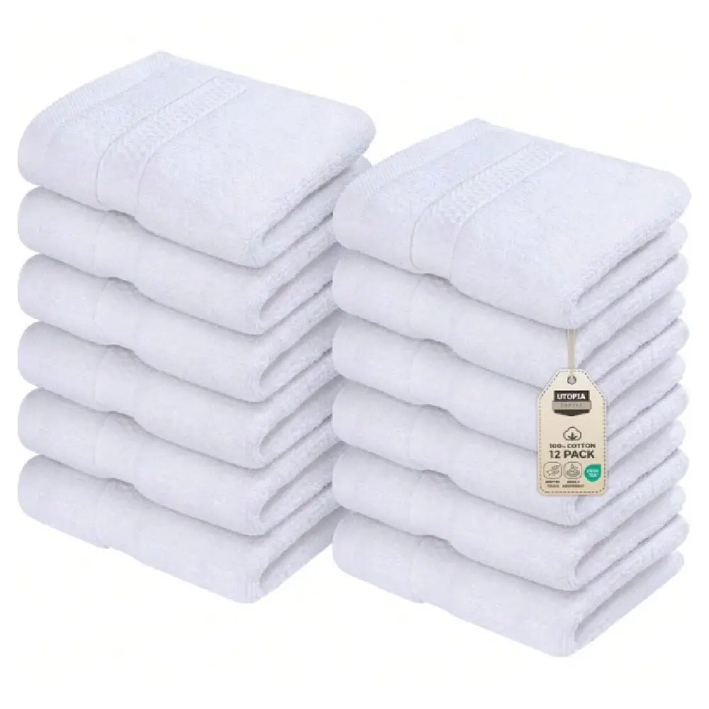 Pack Premium Wash Cloths Set, 12 By 12 Inches, 100 Cotton Ring Spun, Highly Absorbent And Soft Feel Essential Washcloths For Ba
Pack Premium Wash Cloths Set, 12 By 12 Inches, 100 Cotton Ring Spun, Highly Absorbent And Soft Feel Essential Washcloths For Ba