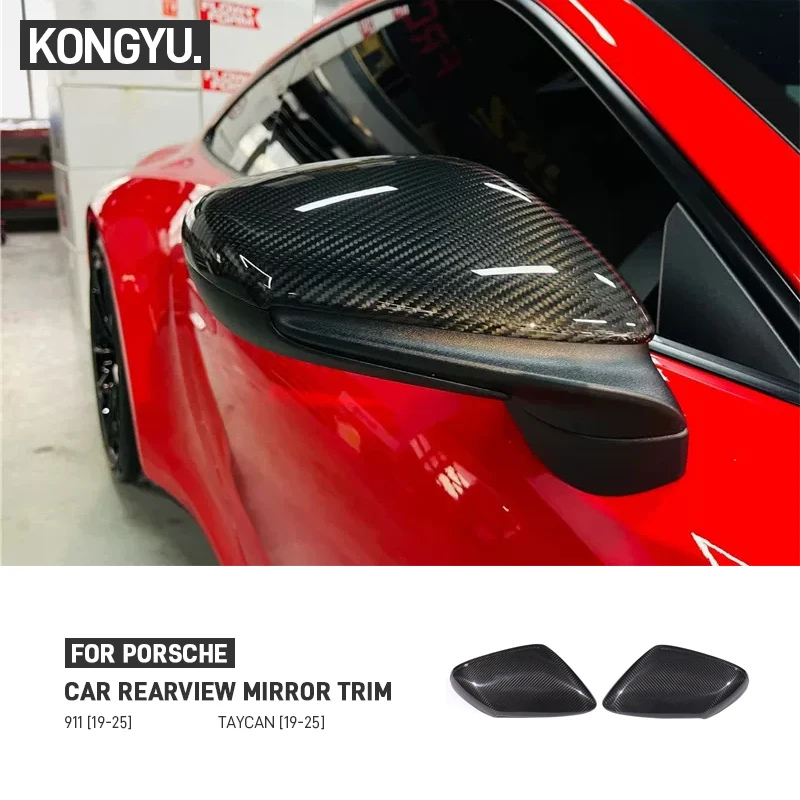 For Porsche 911 992 Taycan LHD 2019-2025 Real Carbon Fiber Car Rearview Mirror Trim Cover Exterior Decoration Accessories
For Porsche 911 992 Taycan LHD 2019-2025 Real Carbon Fiber Car Rearview Mirror Trim Cover Exterior Decoration Accessories