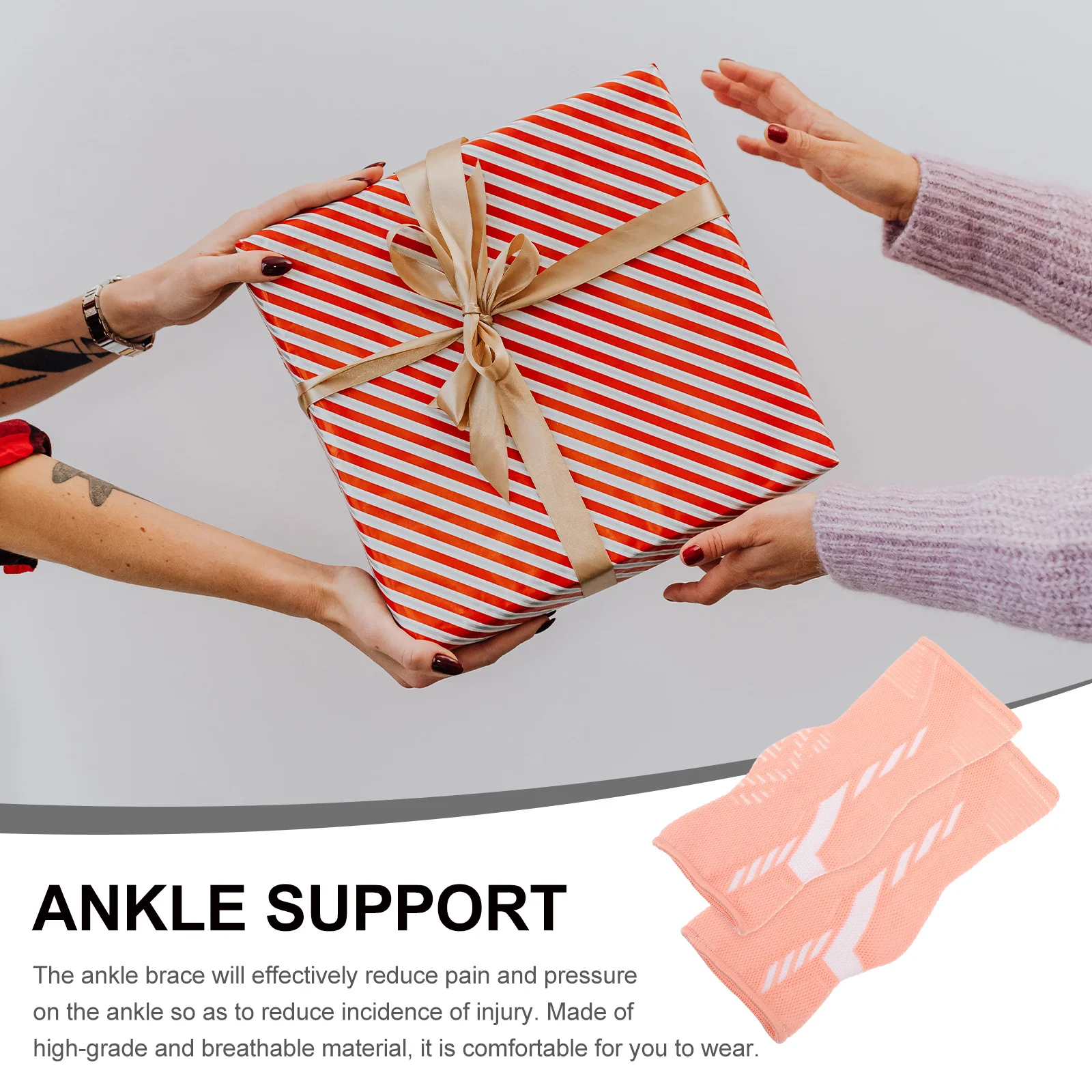 1Pair Ankle Compression Sleeve Pressure Socks Breathable Comfortable Foot Protective Sports Ankle Brace for Fitness Hiking
1Pair Ankle Compression Sleeve Pressure Socks Breathable Comfortable Foot Protective Sports Ankle Brace for Fitness Hiking