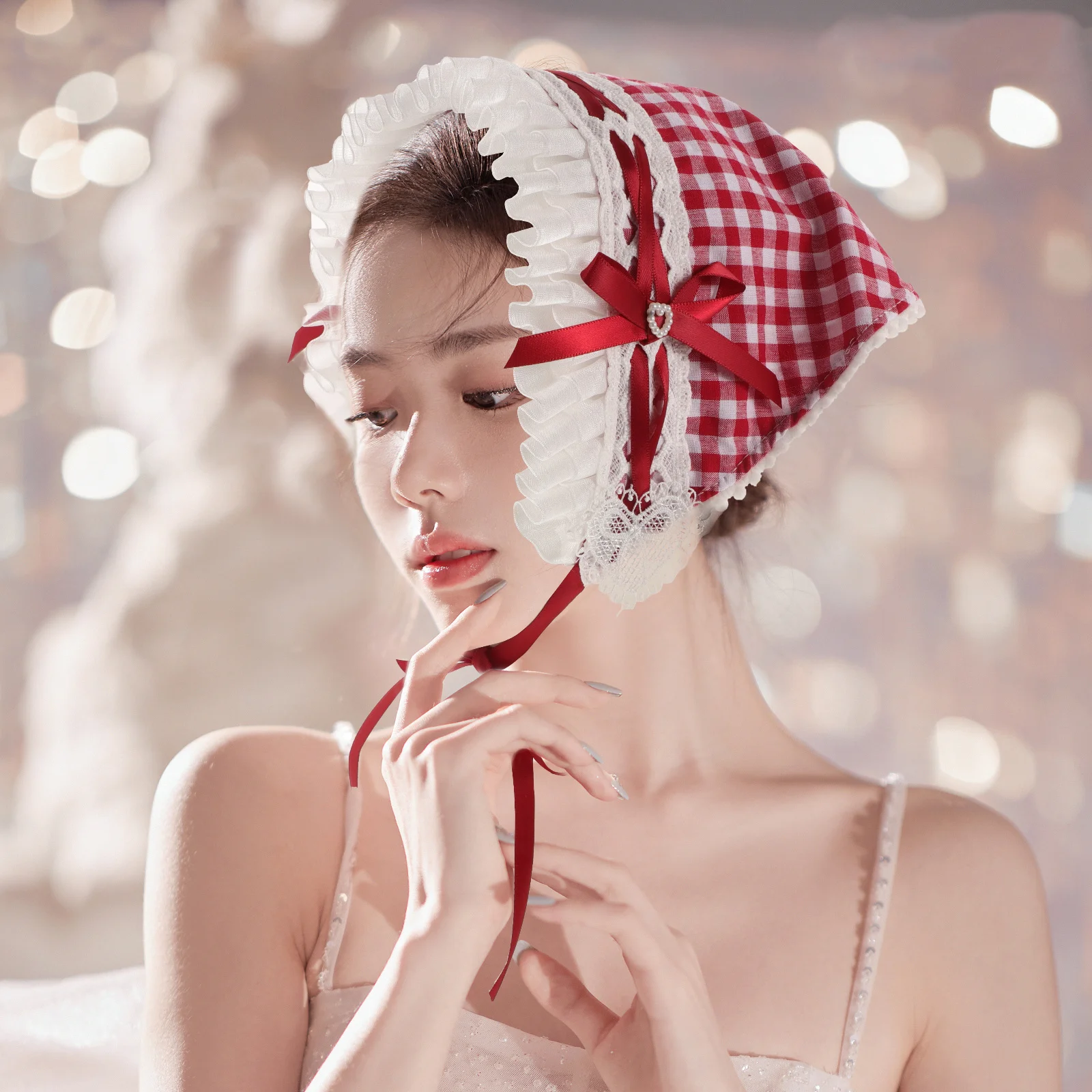 Lace Trim Triangle Head Scarf Cute Bandana Kerchief Hair Tie Women Hair Bandana Floral Gingham Crochet Headbands
Lace Trim Triangle Head Scarf Cute Bandana Kerchief Hair Tie Women Hair Bandana Floral Gingham Crochet Headbands