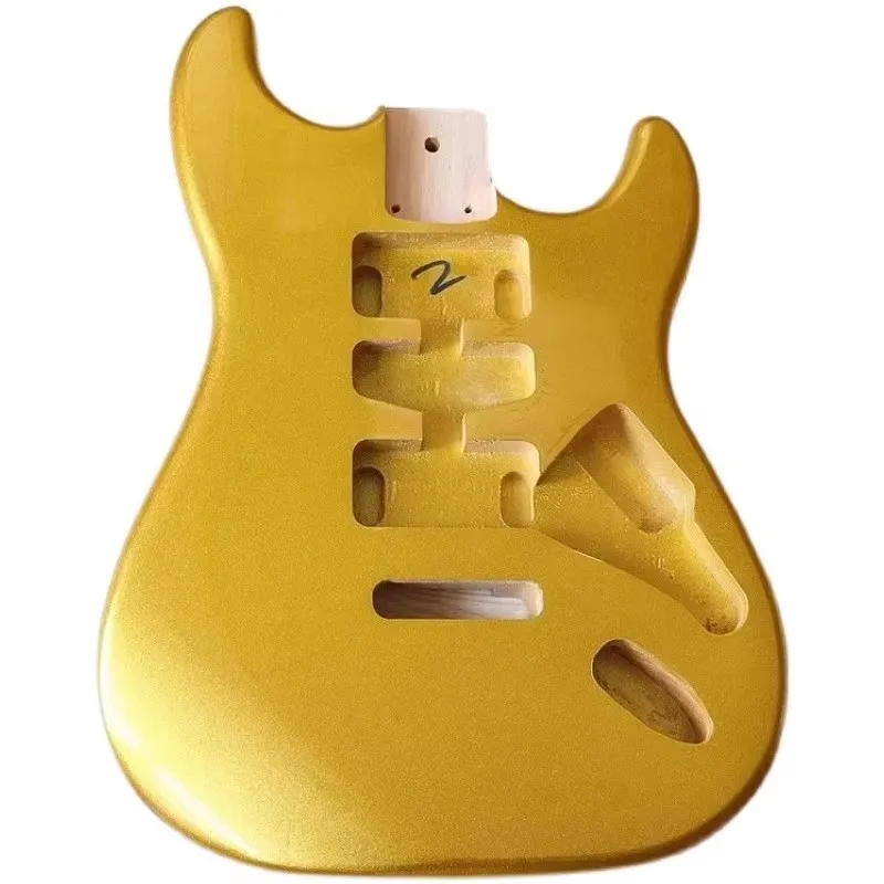 Metal Champagne gold electric guitar body poplar guitar modified DIY student pro surf green body instrument
Metal Champagne gold electric guitar body poplar guitar modified DIY student pro surf green body instrument