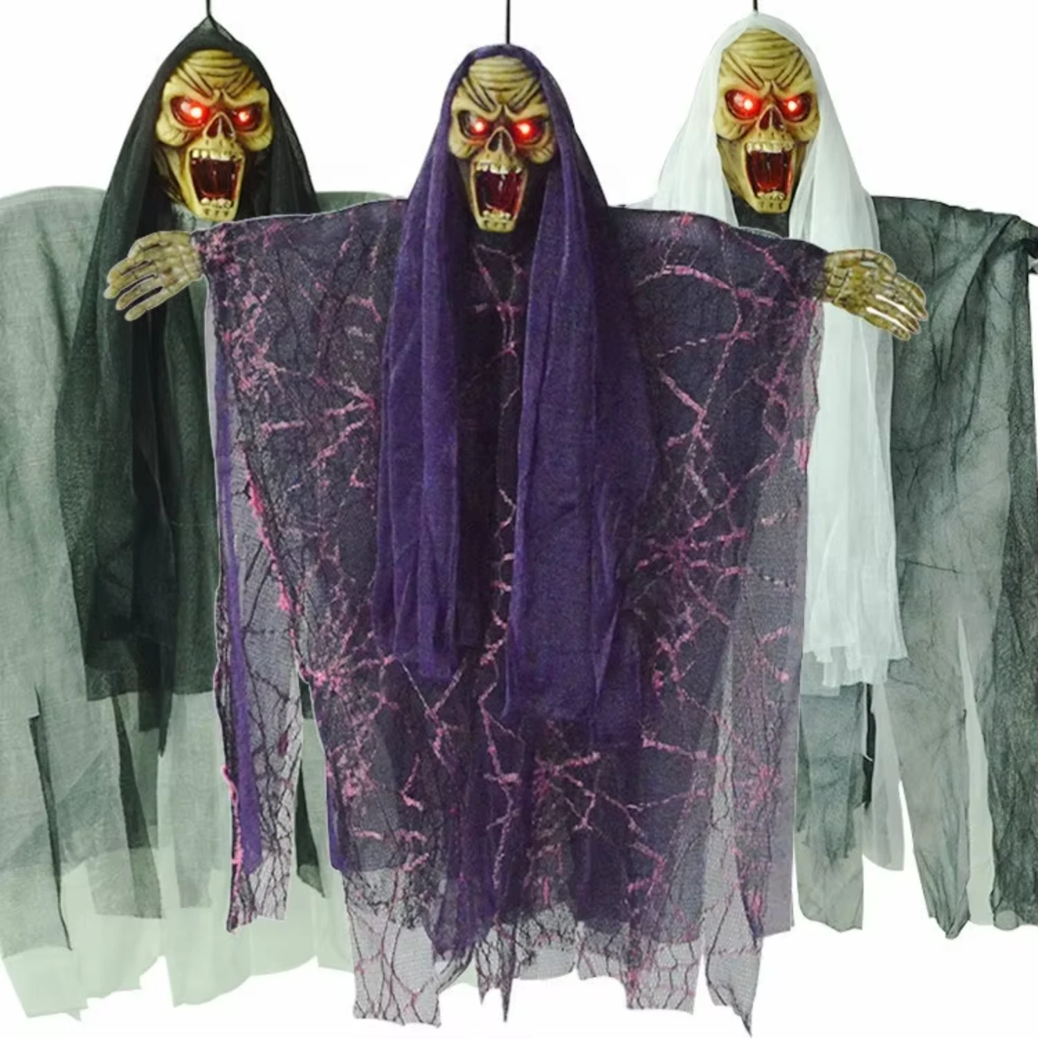 Halloween Hanging Ghosts Grim Reapers Shine Screaming Wall Decorations Halloween Ghost Party Decorations
Halloween Hanging Ghosts Grim Reapers Shine Screaming Wall Decorations Halloween Ghost Party Decorations