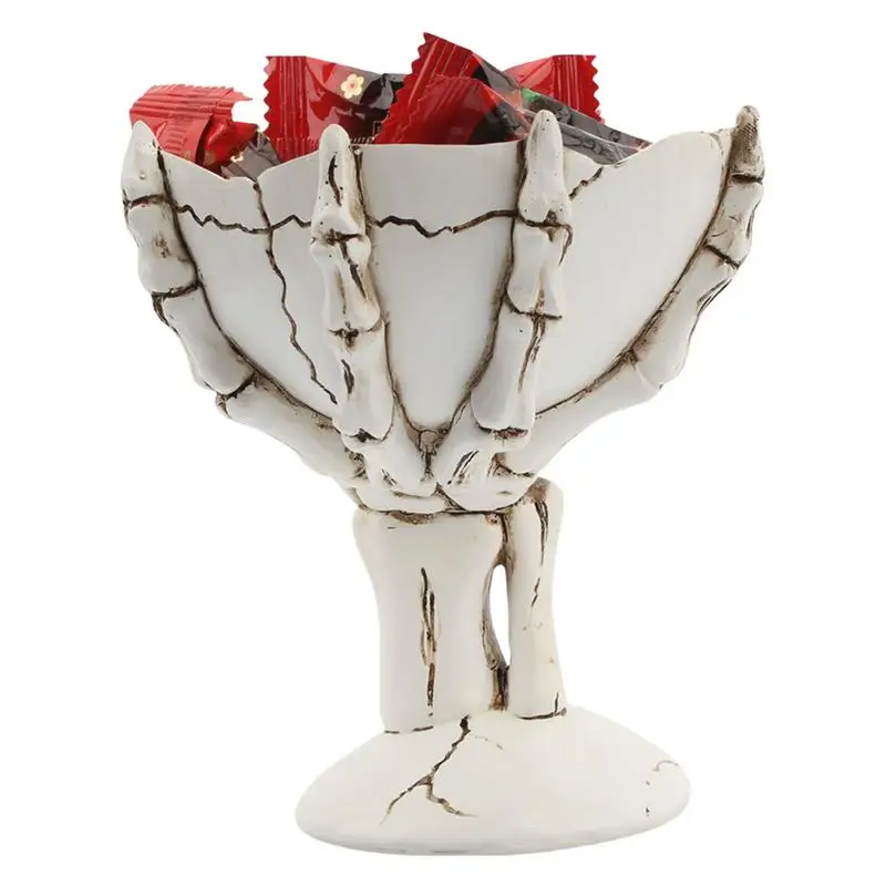 Halloween Candy Bowl Halloween Skeleton Hand Bone Storage Candy Tray Creative Desktop Home Ornaments For Food Display
Halloween Candy Bowl Halloween Skeleton Hand Bone Storage Candy Tray Creative Desktop Home Ornaments For Food Display