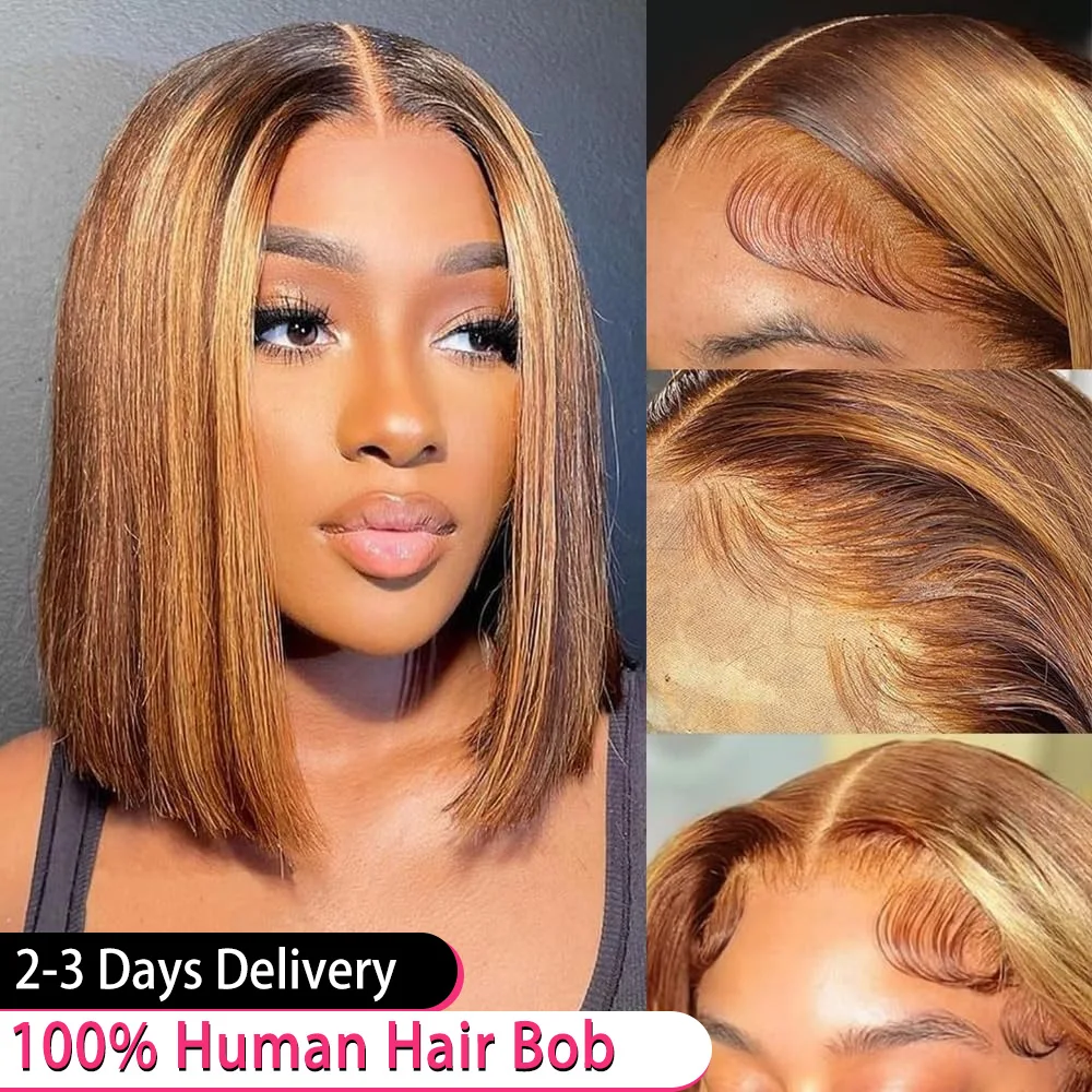 200% Bob Wigs 13x4 Straight Remy Hair 4/27 Highlight Ombre Wig 10 Inch 13x6 Hd Lace Front Human Hair Frontal Wig For Black Women
200% Bob Wigs 13x4 Straight Remy Hair 4/27 Highlight Ombre Wig 10 Inch 13x6 Hd Lace Front Human Hair Frontal Wig For Black Women
