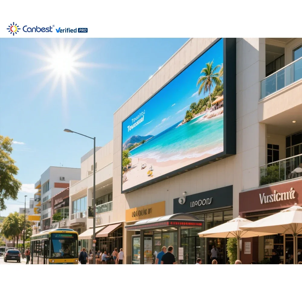 Dual Backup Power Zero Black Screen IP66 Waterproof Aluminum Outdoor LED Billboard High Stability Commercial Digital Display Scr
Dual Backup Power Zero Black Screen IP66 Waterproof Aluminum Outdoor LED Billboard High Stability Commercial Digital Display Scr