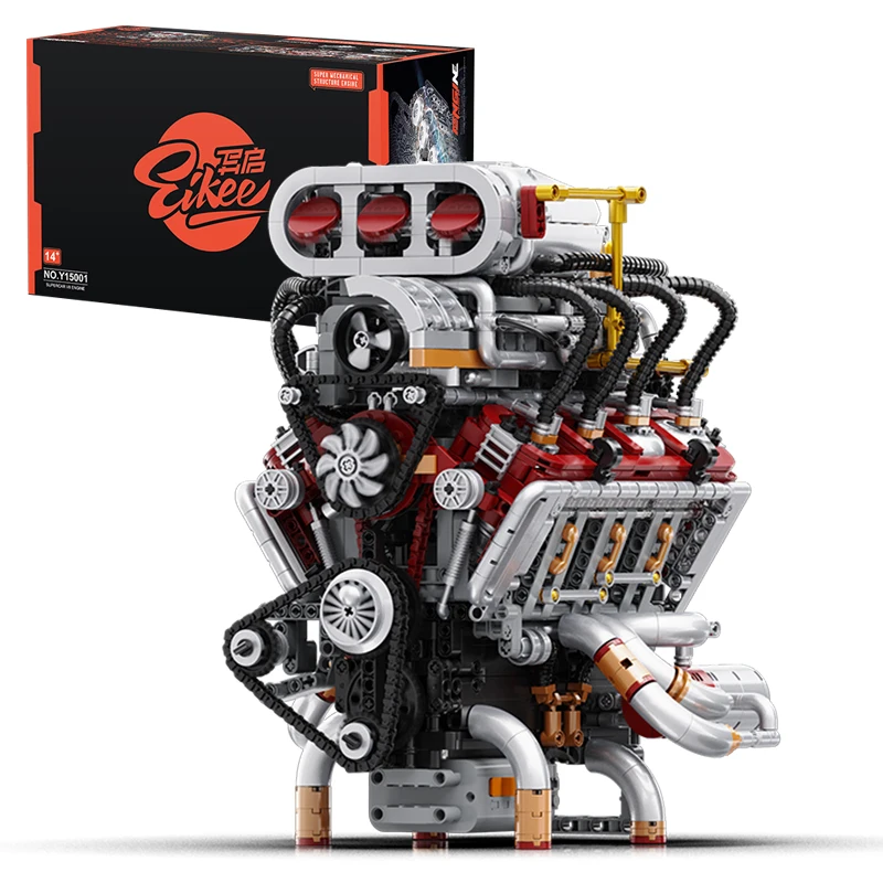 2347PCS Supercar V8 Engine Model Kit 8-Cylinder Cars Engine Kids Boys STEM Toys Building Blocks Sets Adults Collection Gifts
2347PCS Supercar V8 Engine Model Kit 8-Cylinder Cars Engine Kids Boys STEM Toys Building Blocks Sets Adults Collection Gifts