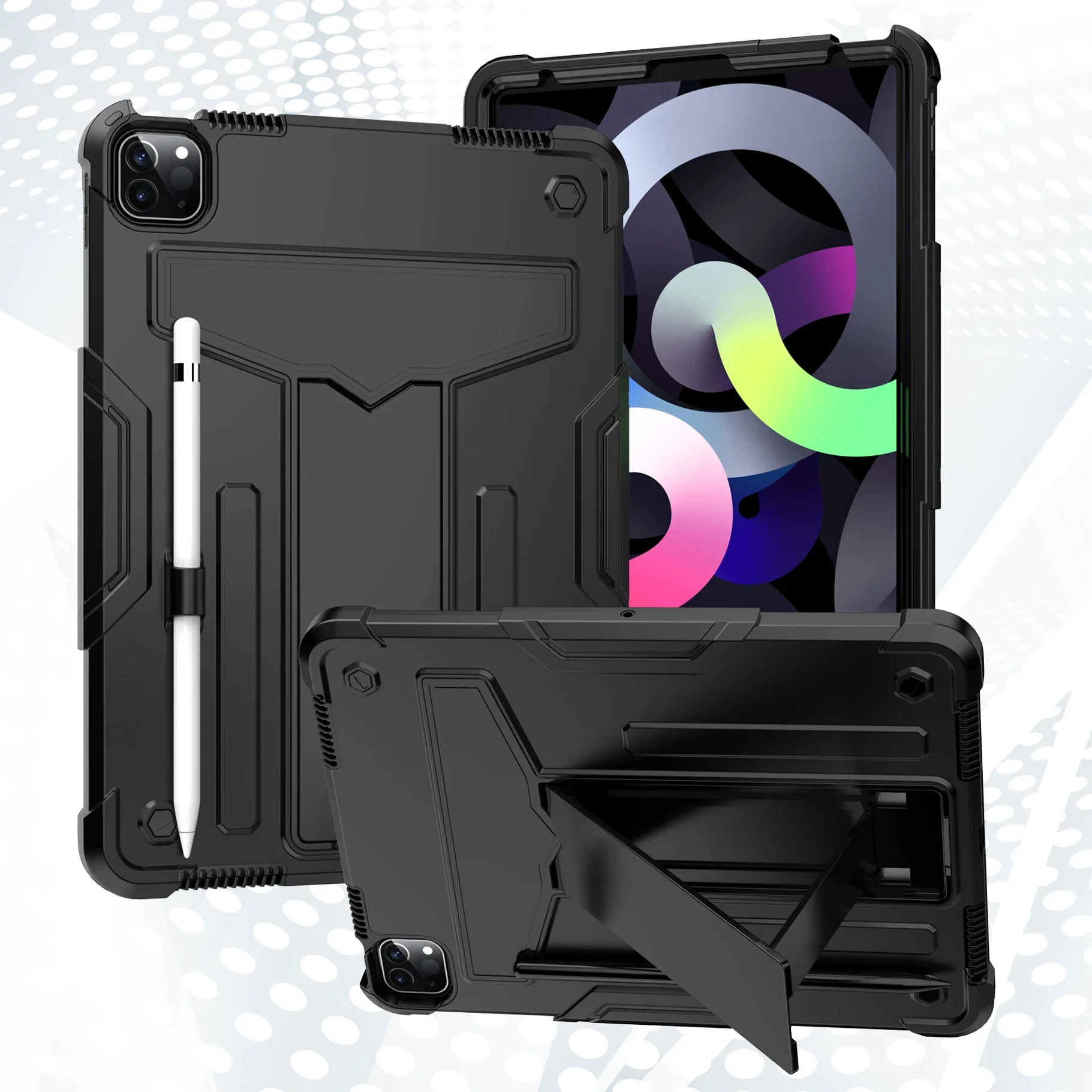 For iPad Case 7th 8th 9th 10th Air 3rd 4th 5th Pro 11 Mini 6th Bracket Stand Kickstand Thick Hard Shockproof Tablet Cover Case
For iPad Case 7th 8th 9th 10th Air 3rd 4th 5th Pro 11 Mini 6th Bracket Stand Kickstand Thick Hard Shockproof Tablet Cover Case