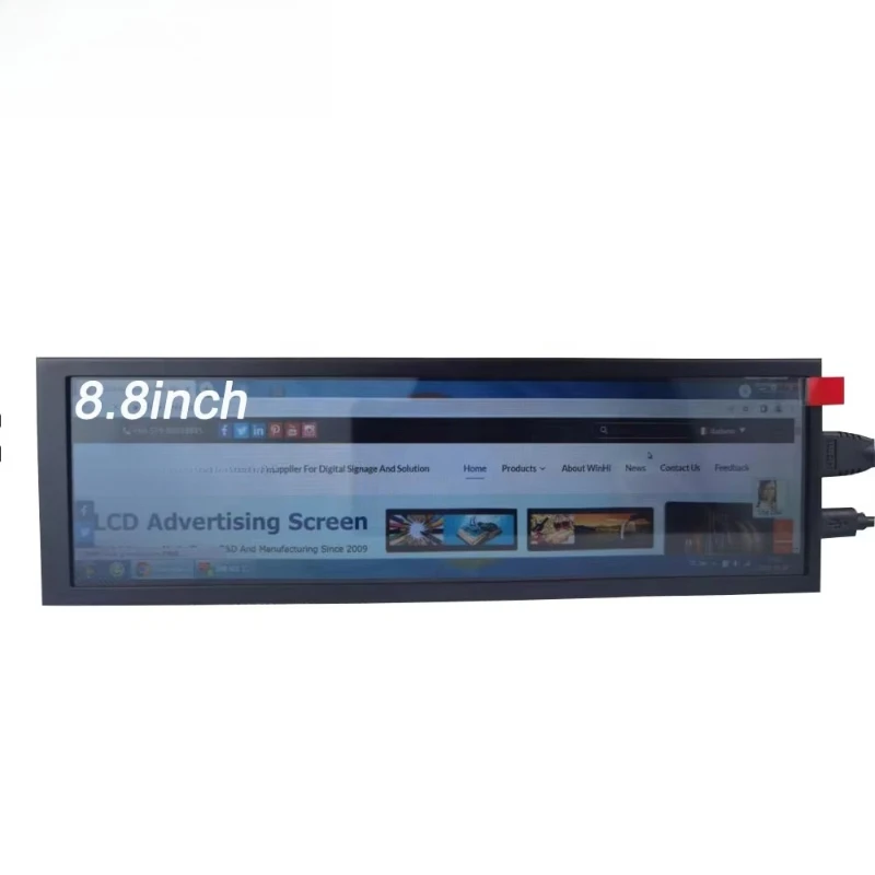 8.8 Inch Capacitive Touch 480x1920 Strip Portable Display Stretch Strip LCD Second Screen USB Aida64 Sub-display CPU GPU
8.8 Inch Capacitive Touch 480x1920 Strip Portable Display Stretch Strip LCD Second Screen USB Aida64 Sub-display CPU GPU