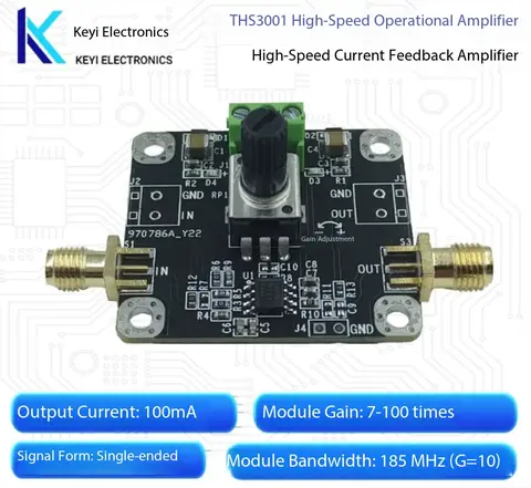 THS3001 Current Feedback Operational Amplifier Module 420M Wide Bandwidth High Speed High Performance