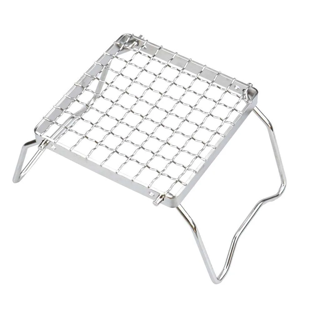 Folding Grill for Campfire Portable Barbecue Rack Camping Cookware Stainless Steel
Folding Grill for Campfire Portable Barbecue Rack Camping Cookware Stainless Steel