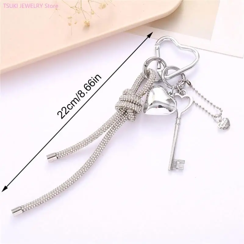 62KE Rhinestones Keychain Heart Keyring Backpack Handbag Pendant Car Key Chain Small Love Mirror Bag Charm Decorations
62KE Rhinestones Keychain Heart Keyring Backpack Handbag Pendant Car Key Chain Small Love Mirror Bag Charm Decorations