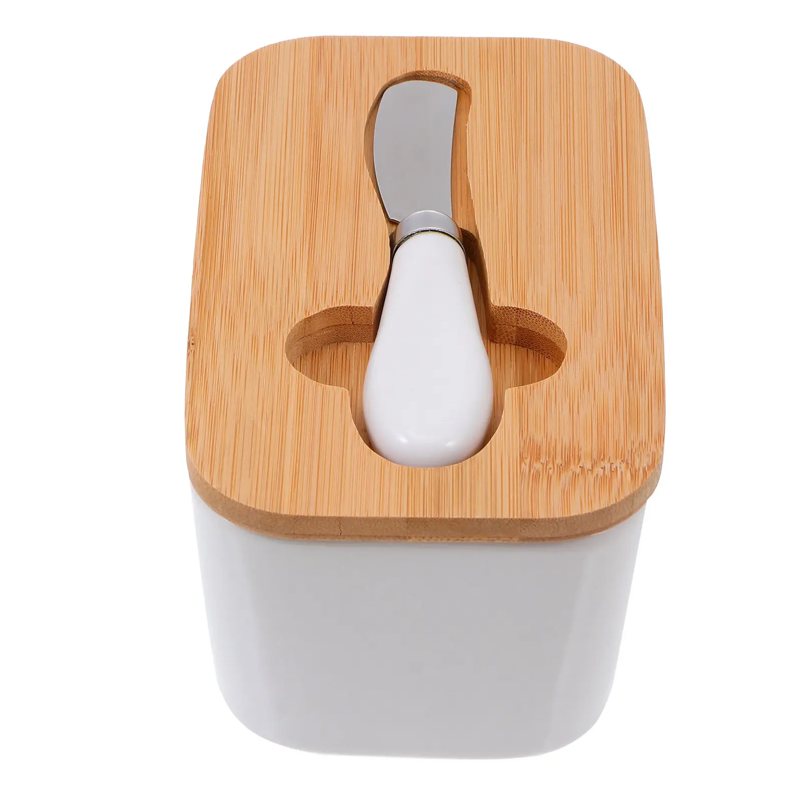 Elegant Ceramic Butter Keeper with Cutter Material for Home Tableware Assorted Color Butter Storage Holder
Elegant Ceramic Butter Keeper with Cutter Material for Home Tableware Assorted Color Butter Storage Holder