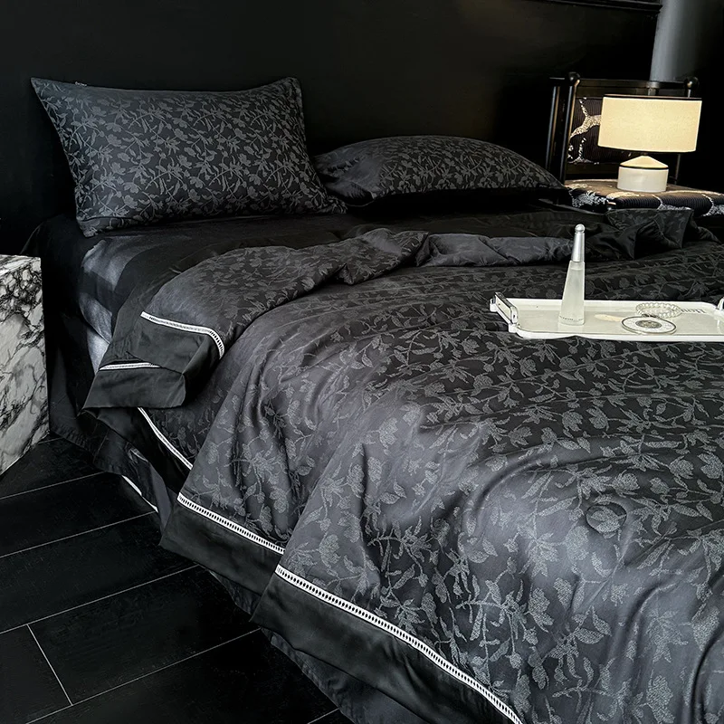 Customizable led luxury 100 pcs Tencel cotton satin summer cool quilt silky smooth air conditioner quilt four-piece set
Customizable led luxury 100 pcs Tencel cotton satin summer cool quilt silky smooth air conditioner quilt four-piece set